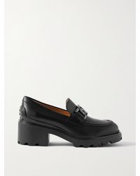Tod's - Gomma Carro Embellished Leather Loafers - Lyst