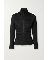 Fusalp Hermine Quilted Panelled Stretch-jersey Ski Jacket - Black