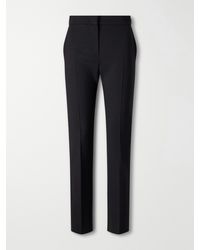 Max Mara - Mxmacino Wool-Blend Mid-Rise Slim-Leg Pants - Lyst