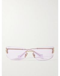Miu Miu - D-Frame-Tone Sunglasses - Lyst