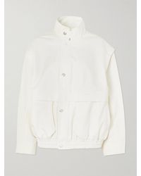 Tibi - Paneled Cotton-Twill Jacket - Lyst