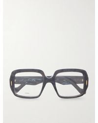 Loewe - Anagram Square-Frame Acetate Optical Glasses - Lyst