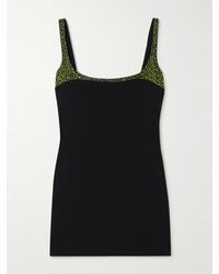 16Arlington - Bria Crystal-Embellished Jersey Mini Dress - Lyst
