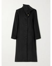 Maison Mayle - Isadore Scarf-Detailed Wool-Blend Coat - Lyst