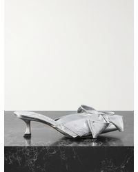 Jimmy Choo - Staz 50 Mules Aus Metallic-Leder - Lyst
