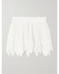 Isabel Marant - Hanta Crocheted Cotton Shorts - Lyst