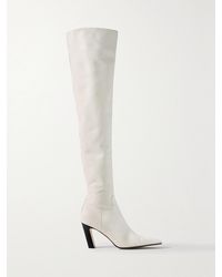 KHAITE - Marfa Leather Over-The-Knee Boots - Lyst