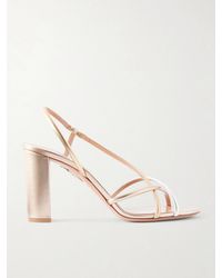 Aquazzura - Horizon 85 Leather Sandals - Lyst