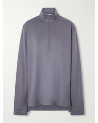 Rier - Polar Jogging Virgin Wool Half-Zip Sweatshirt - Lyst