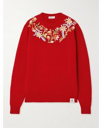 Bally - Wollpullover Mit Stickereien - Lyst
