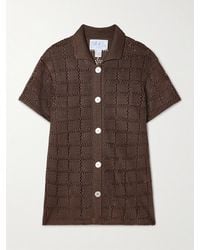 Calle Del Mar - Open-Knit Shirt - Lyst