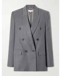 Stella McCartney - Doubled-Breasted Oversized Wool Blazer - Lyst