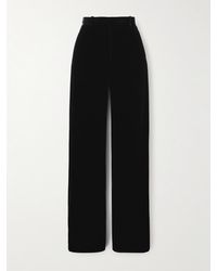 Loro Piana - Goldie Velvet Wide-Leg Pants - Lyst