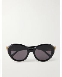 Loewe - Coil Cat-Eye Acetate Sunglasses - Lyst