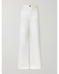 KHAITE - Delmonico High-Rise Wide-Leg Jeans - Lyst