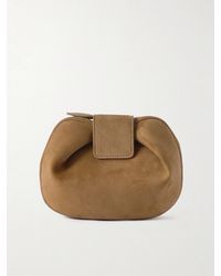 Gabriela Hearst - Soft Demi Suede Clutch - Lyst