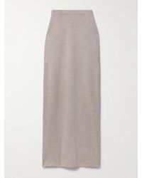 Magda Butrym - Wool, Silk And Cashmere-Blend Maxi Skirt - Lyst