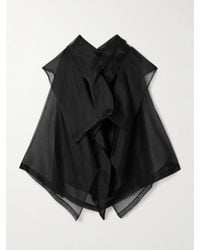 KHAITE - Santana Mehrlagiges Oberteil Aus Seidenorganza - Lyst