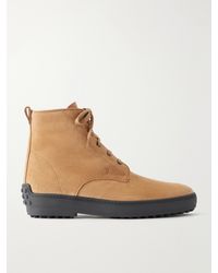 Tod's - Win Gomm 84L Suede Ankle Boots - Lyst