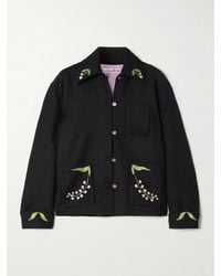 Alix Of Bohemia - Jude Jacke Aus Woll-Twill Mit Stickereien - Lyst