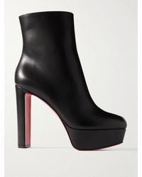 Christian Louboutin - Movida 130 Leather Platform Ankle Boots - Lyst