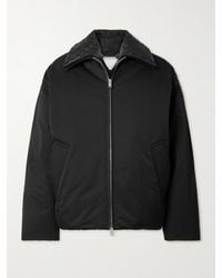 Bottega Veneta - Daunenjacke Aus Shell Mit Besatz Aus Intrecciato-Leder - Lyst