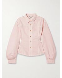 Haikure - Lee Dive Paneled Denim Shirt - Lyst