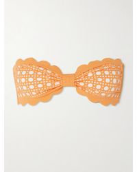 Marysia Swim - Net Sustain Antibes Strapless Scalloped Laser-Cut Bikini Top - Lyst