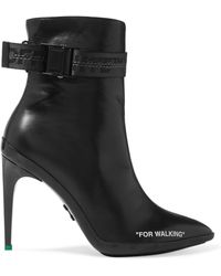 off white heel boots