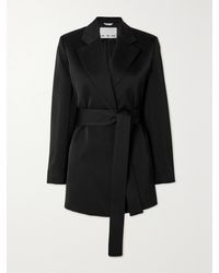 Sa Su Phi - Net Sustain Benni Belted Silk And Wool-Blend Blazer - Lyst