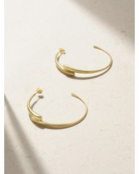 Jennifer Meyer - Double Dome Medium 18-Karat Hoop Earrings - Lyst