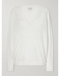 Posse - Lace-Trimmed Wool Sweater - Lyst