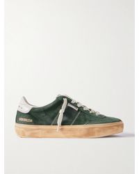 Golden Goose - Soul-Star Sneakers Aus Veloursleder Mit Lederbesätzen - Lyst