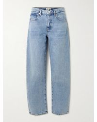 FRAME - Low Slung Barrel Boyfriend Jeans - Lyst