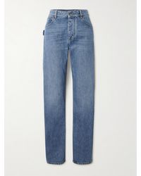 Bottega Veneta - High-Rise Straight-Leg Jeans - Lyst
