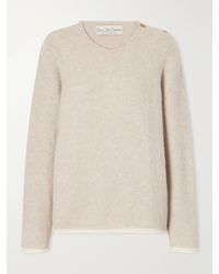 God's True Cashmere - Carnelian Cashmere-Bouclé Sweater - Lyst