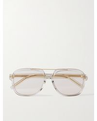 Saint Laurent - Aviator-Style Acetate Sunglasses - Lyst