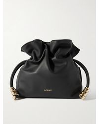 Loewe - Flamenco Mini Embellished Leather Clutch - Lyst