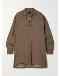 Leset - Niko Oversized-Hemd Aus Ramie - Lyst