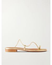 Emme Parsons - Susan Metallic-Leather Sandals - Lyst