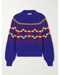 High Sport - Lara Pullover Aus Einer Baumwollmischung Mit Intarsienmuster - Lyst