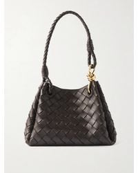Bottega Veneta - Parachute Small Intrecciato Leather Shoulder Bag - Lyst