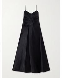 Calvin Klein - Fia Satin Midi Dress - Lyst