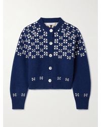 Calle Del Mar - Fair Isle Cashmere Cardigan - Lyst