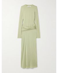 SIR. - Milesi Draped Stretch-Jersey And Satin Gown - Lyst