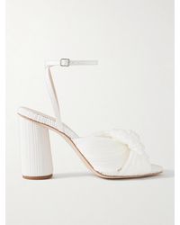 Loeffler Randall - Sandales En Organza Plissé À Nœuds Camellia - Lyst