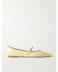 Stuart Weitzman - Emilia Mary-Jane-Ballerinas Aus Leder - Lyst