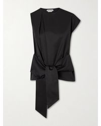 JW Anderson - Tie-Detailed Cotton Top - Lyst