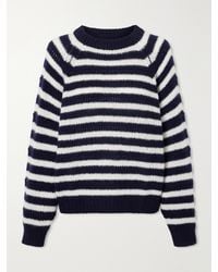 Lisa Yang - Reni Striped Cashmere And Silk-Blend Sweater - Lyst