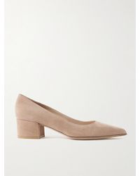 Gianvito Rossi - Piper 45 Suede Pumps - Lyst